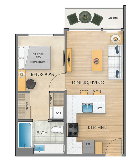 1965 East 15th Avenue Studio-1 Bed Apartment, Eugene, Oregon for Rent - Photo Gallery 19